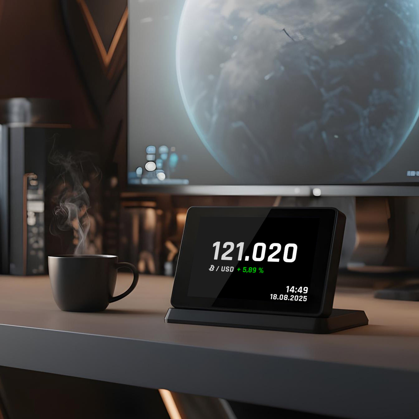 Blocktrainer Terminal - Bitcoin Display